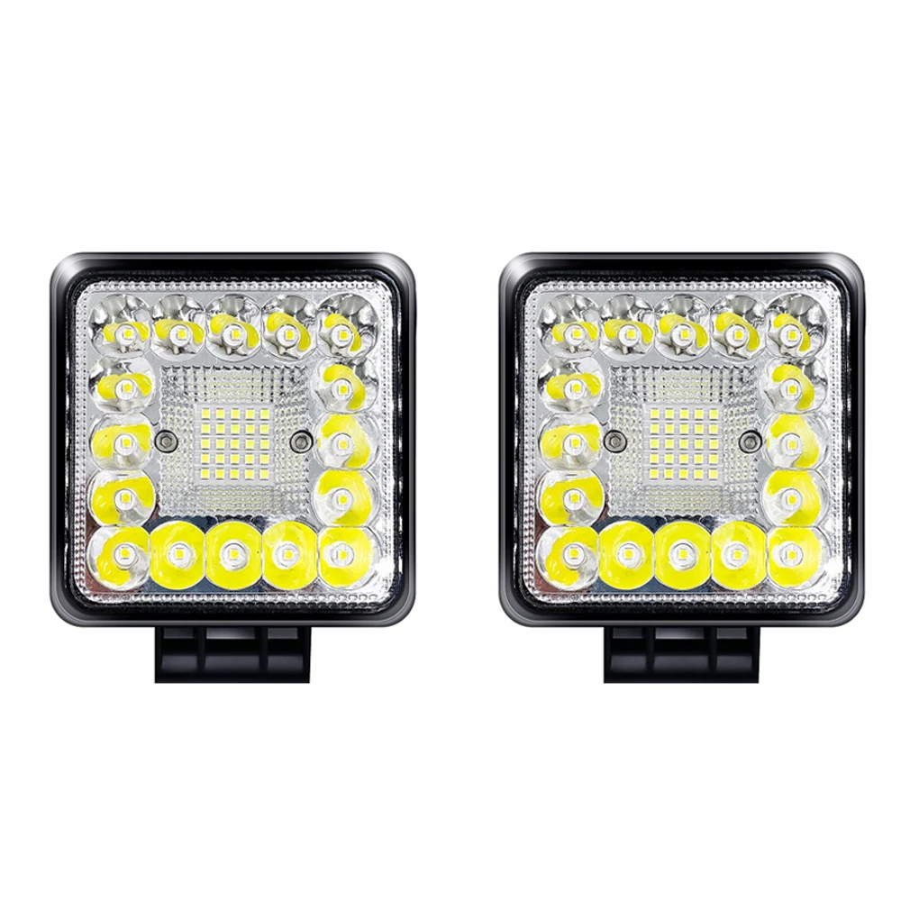 4inch 123W LED Bar Flood Light LED Work Light bar running lights for cars 12v 24V Off Road Uaz
