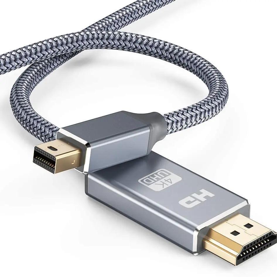Cavo Dp Adattatore Da 2M Mini Displayport A Hdmi Compatibile Per Convertitore Thunderbolt 2 Hdmi Macbook Air 13 Surface Pro 4