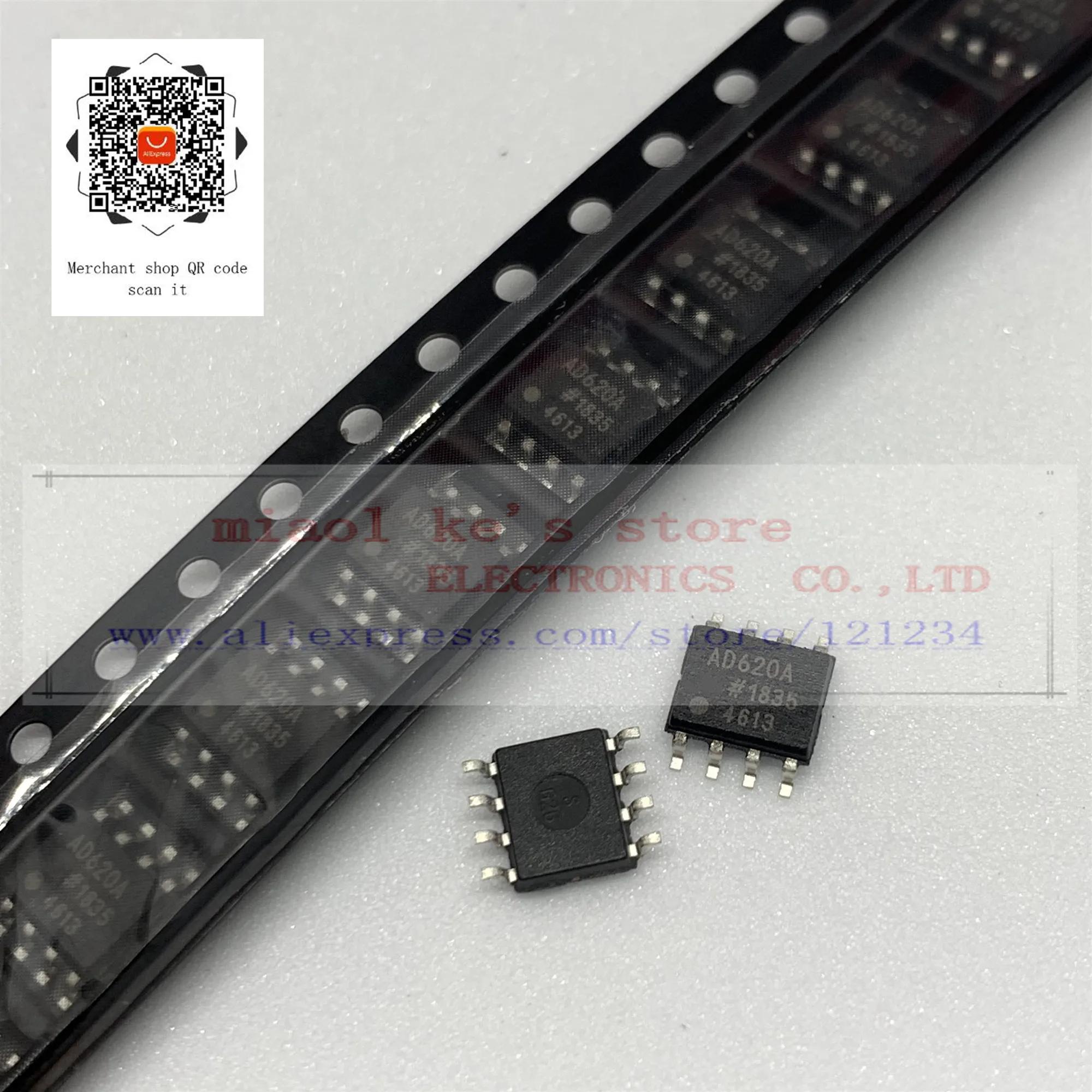 [ 5pcs/1lot ]100%New original AD620ARZ-REEL7 AD620ARZ AD620AR AD620A AD620 - IC INST AMP 1 CIRCUIT 8SOIC | Электронные