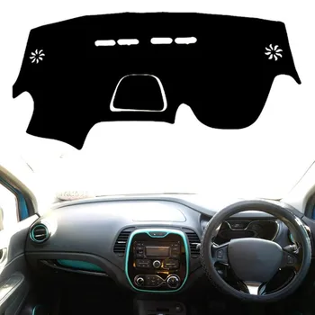 

Car Dashboard Cover Mat Pad Dashmat Sun Shade Dash Protective Carpet Accessories For Renault Captur Kaptur Samsung QM3 2013-2019