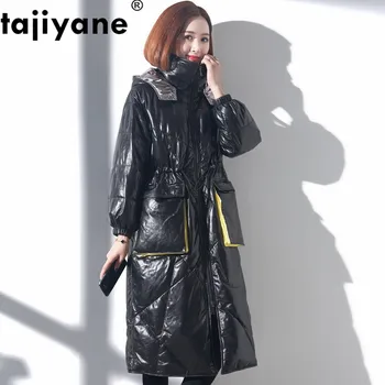 

Real Fur Coat Female Genuine Leather Jacket Autumn Winter Sheepskin Duck Down Coat Women Clothes 2019 Vintage Thick Tops ZT4726