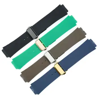 

Silicone strap suitable for Hublot Fusion series Belt 25*19mm 22mm Men watchbands Watch Accessories