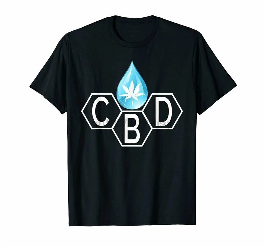 Cbd Oil Drop Science Shirt Cannabidiol Hemp Coffee Weed Gift Free Shipping Tops Tee |