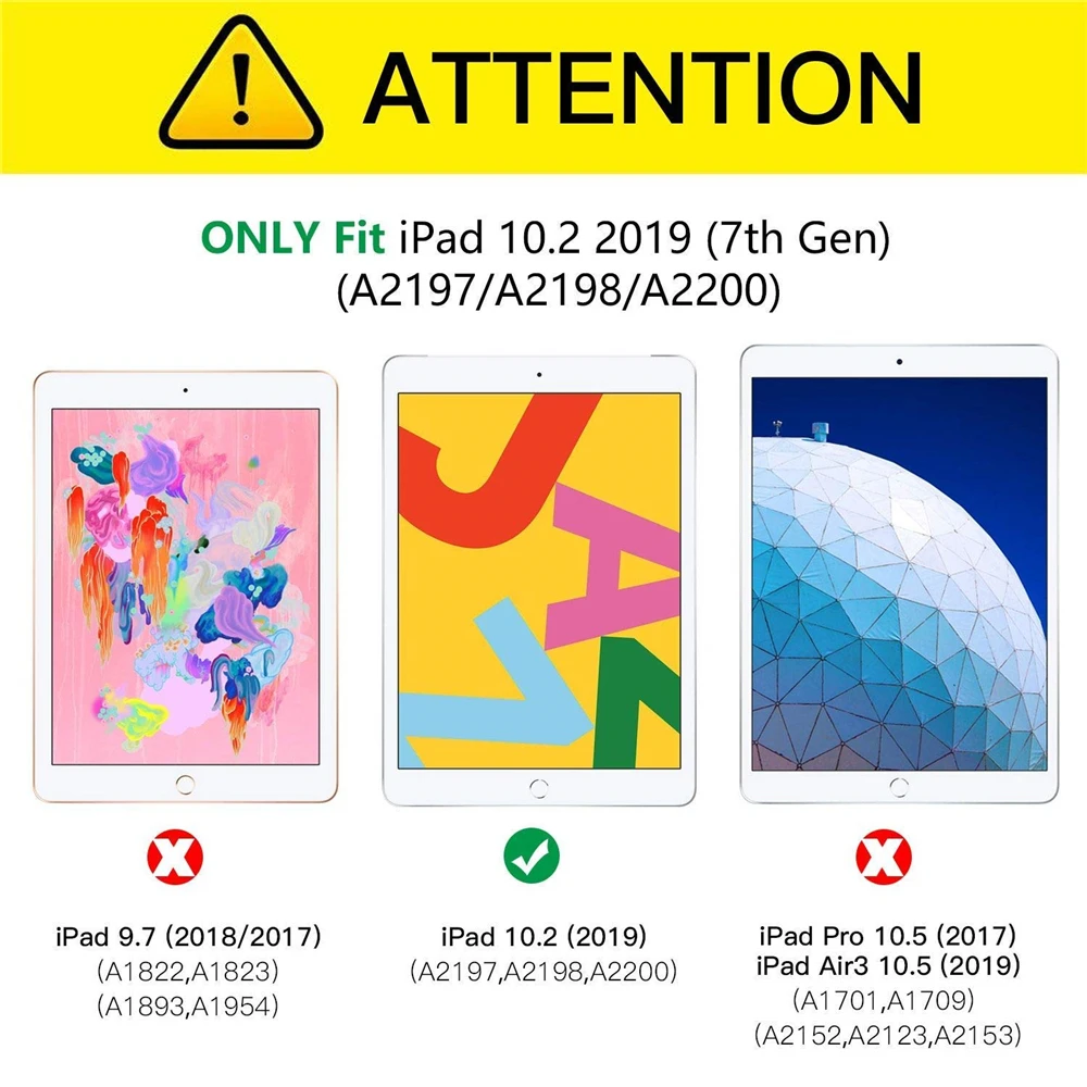 Из искусственной кожи чехол для IPad 10,2 чехол для вейкпупа/чехол для сна для IPad чехол для IPad 7-го поколения Чехол