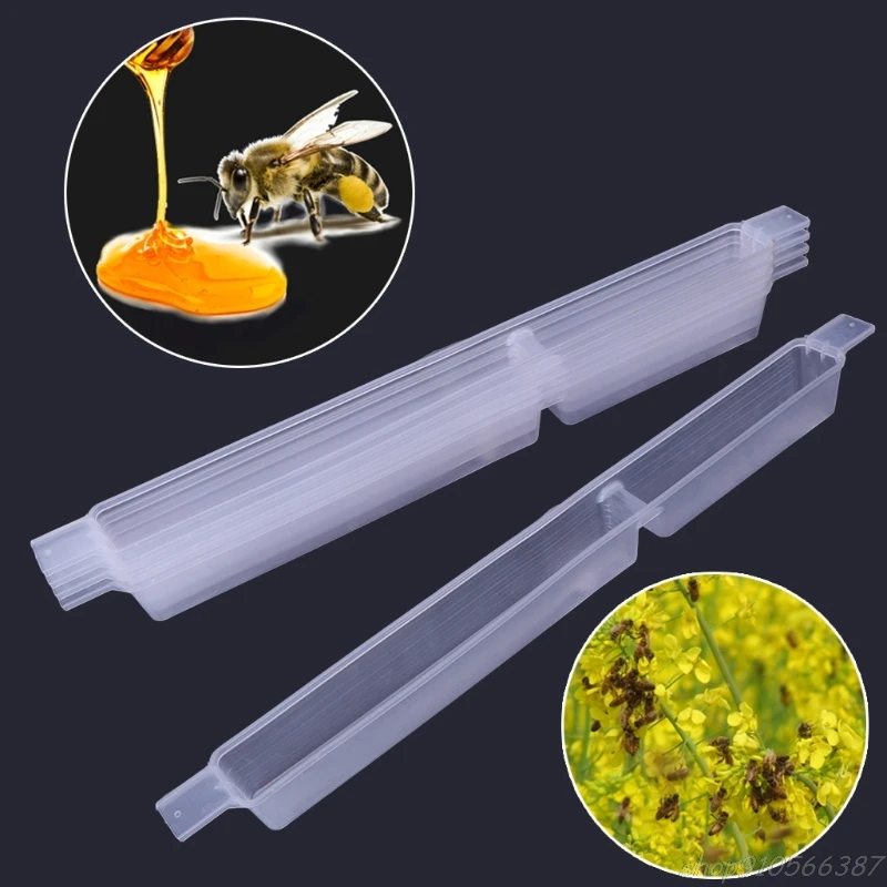 

5pcs Bee Feeder Beekeeping Plastic 0.6kg Beekeeper Tools Supplies High Intensity O02 20 Dropshipping