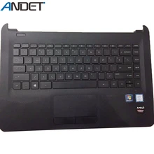 95% для hp 14-AC 14-AF 340 346 348 G3 Упор для рук Крышка клавиатуры с Touc hp ad
