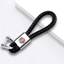 Автомобильный стильный металлический брелок для ключей с подвеской для Fiat Tipo Viaggio Abarth Punto 124 125 500 брелок для ключей аксессуары