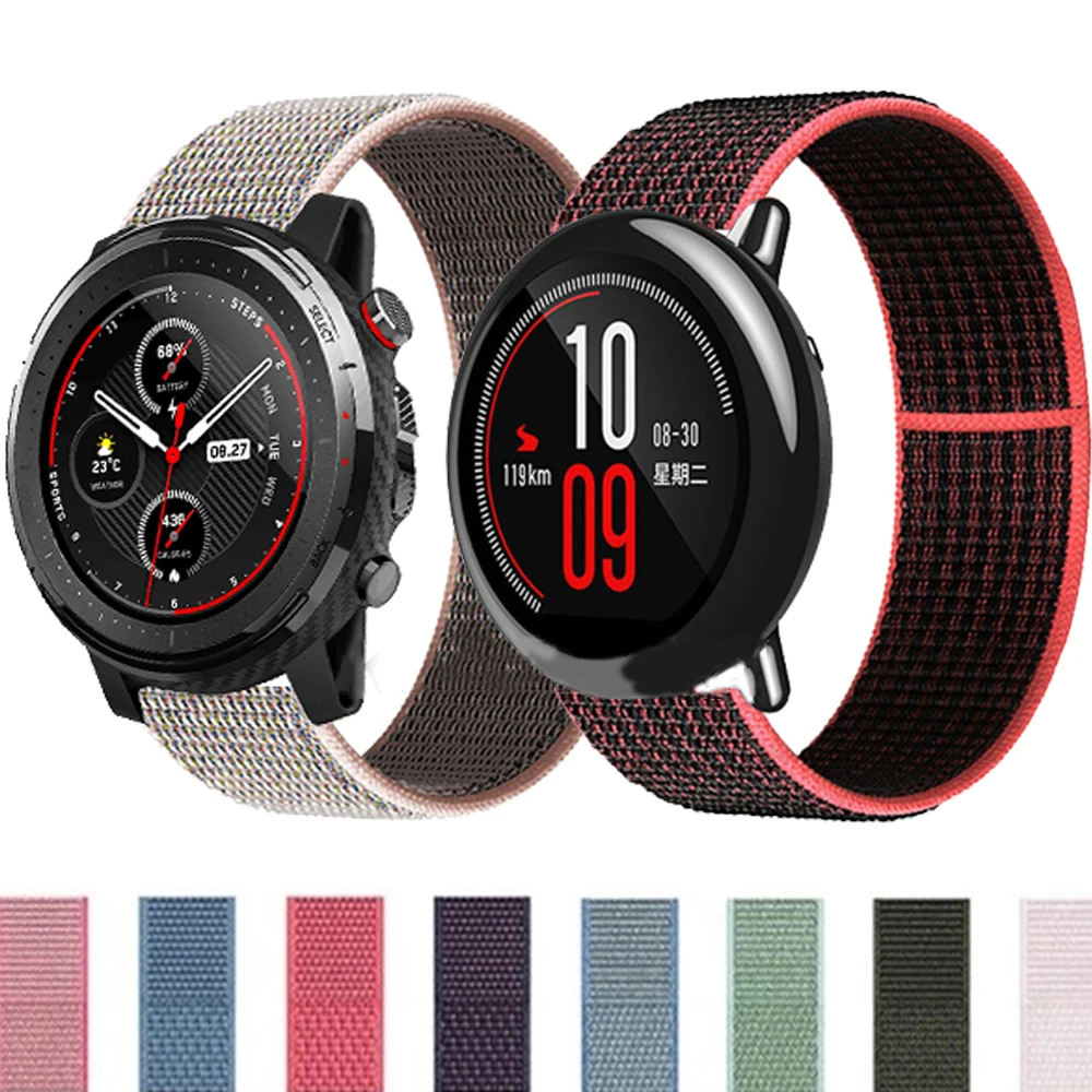 Cinturino In Nylon Per Huawei Watch 3 Pro Band Gt 2 46Mm 42Mm Cinturini Per Cinturino Di Ricambio Honor Magicwatch 2/Gs Pro/Es