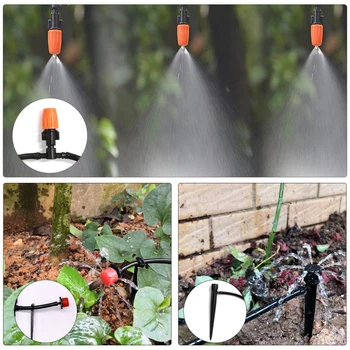 

15M Automatic Drip Irrigation System Automatic Watering Garden Hose Micro Drip Watering Kits With Adjustable Drippers