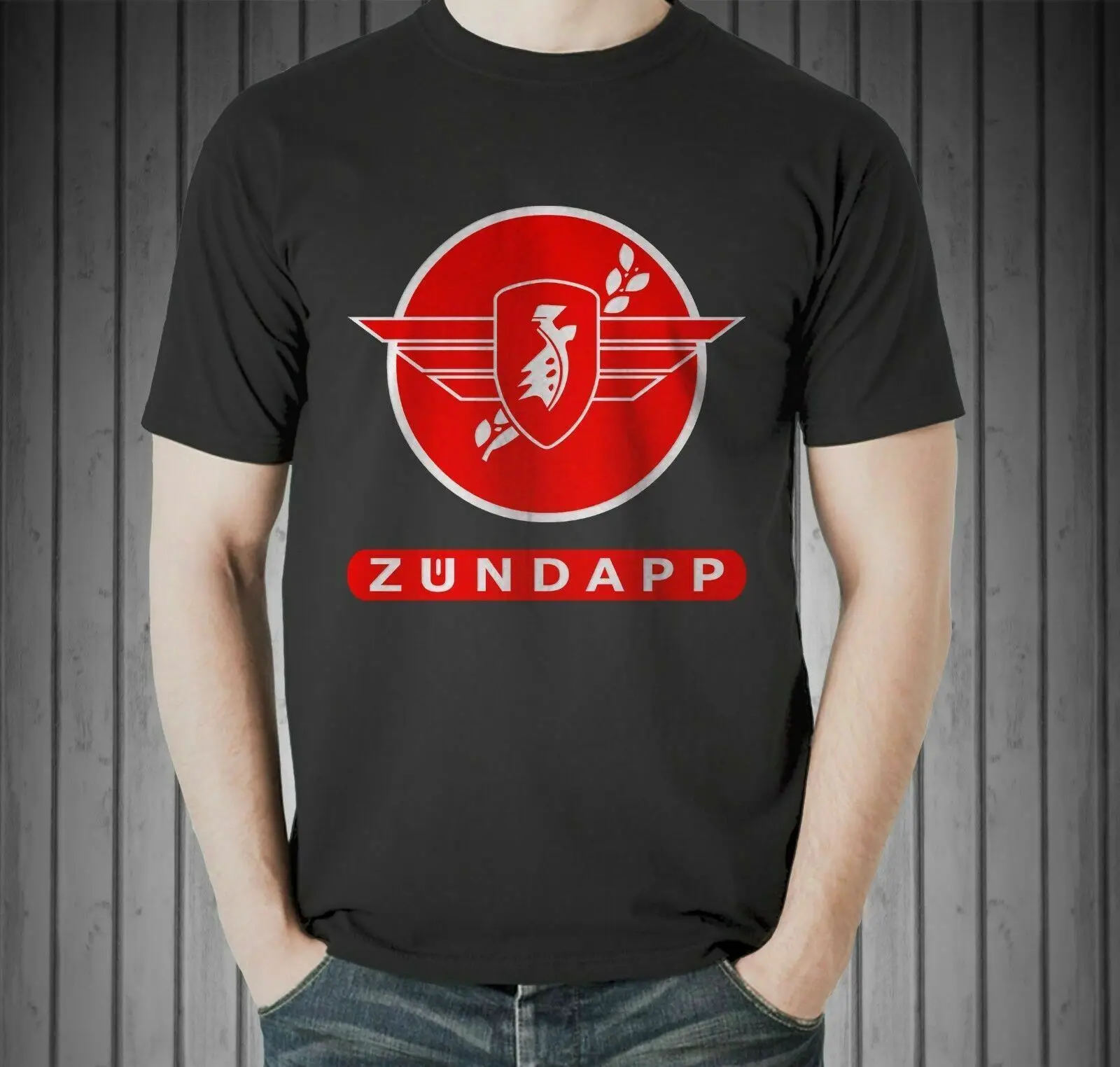 

ZUENDAPP CLASSIC GERMAN MOTORCYCLE ZUNDAPP LOGO PATCH T-SHIRT EN1