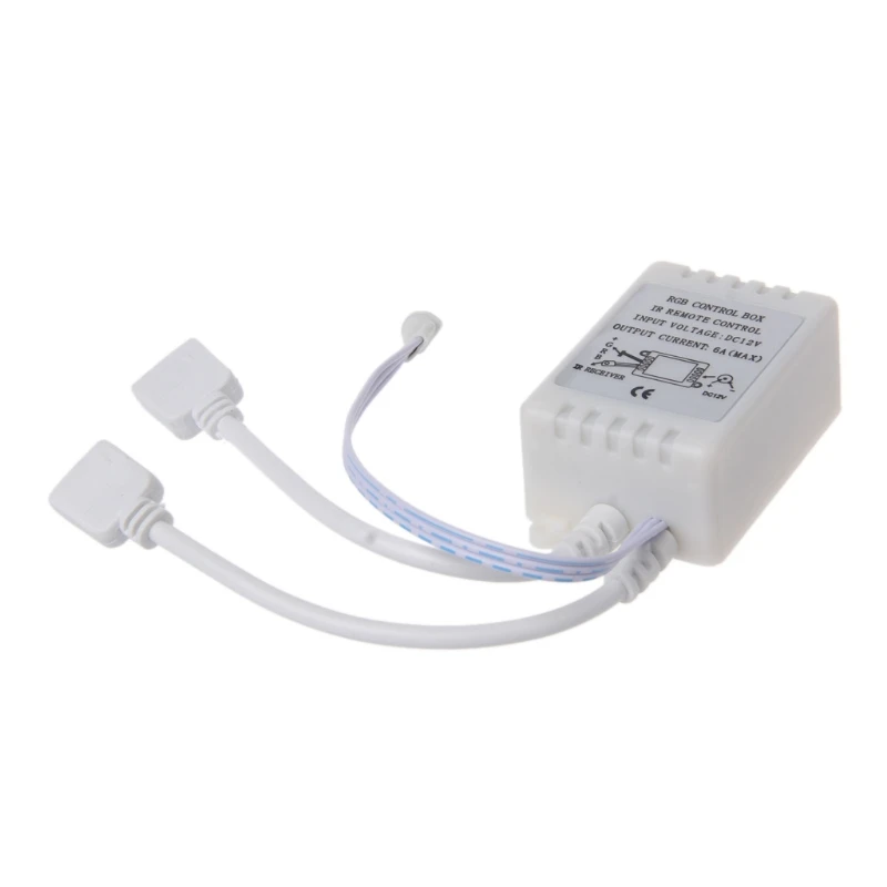 3528 Multi RGB 10m SMD 12V LED Strip Light Adapter 44 Key IR Remote Non Waterproof J6PD Wholesale dropshipping
