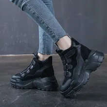 Женская прогулочная обувь, визуально увеличивающая рост; женские кроссовки на платформе; Туфли на танкетке на высоком каблуке; лоферы на плоской подошве; женские кроссовки на толстой подошве