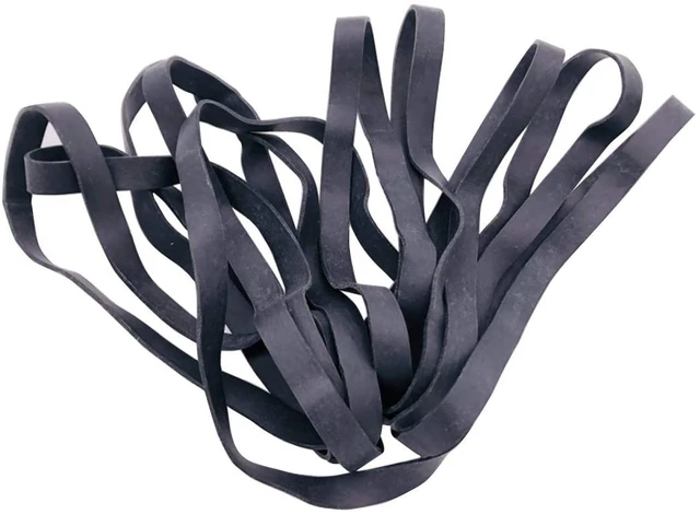 50Pcs Large Rubber Bands,127*4mm Elastic Bands ,Home Office Stretchable Band  Sturdy Rubber Band