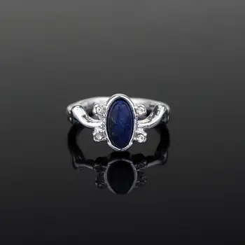 

Vampire Diaries Elena Crystal Cat's Eye Stone Inlaid Ring Women's Ring Fashion Metal Ring Accessories Party Jewelry Size 6 ~ 12