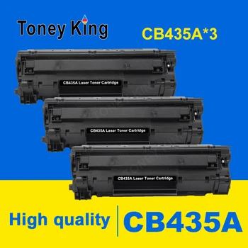 

3 pcs Compatible 35A Toner Cartridge Replacement for HP CB435A CB436A 435A 435 CRG925 912 36 Refilled for laserjet pro 1005 1006