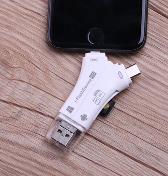 

IOS Micro USB SD Card Reader OTG Adapter Adaptador Type C tf Memory Cardreader For iphone for Huawei Samsung MacBook Laptop PC
