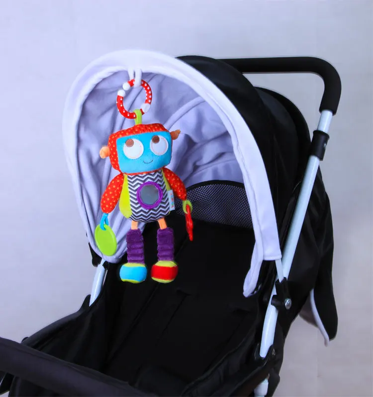 Mamamiy& Amp; Papas Infants Автомобильная подвесная кровать многофункциональная кукла-робот с прорезывателем для зубов