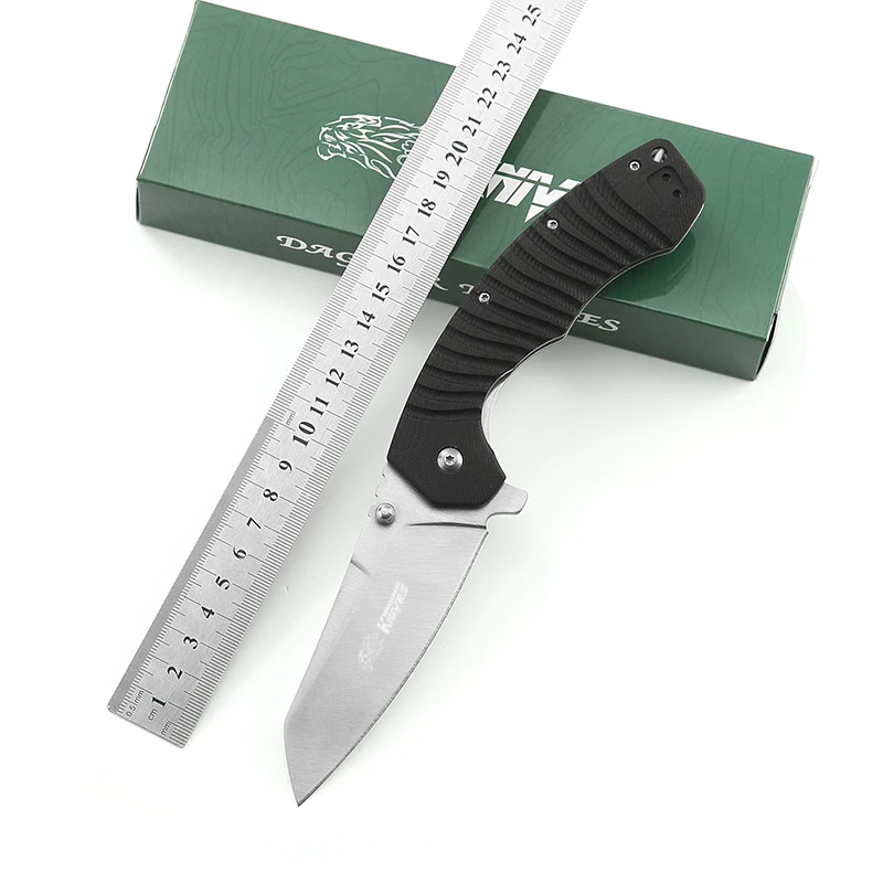 

Folding knife 5Cr13 steel G10 handle Camping Outdoor Survival Knives Hunting Tools Very Sharp Cold tool steel