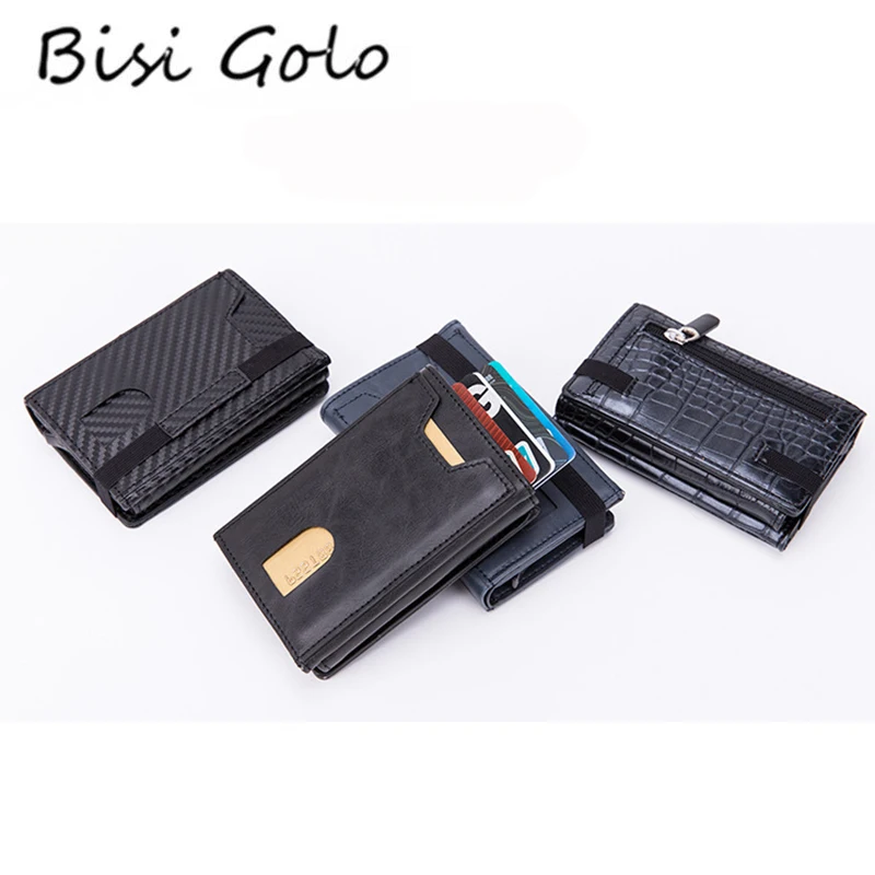 Кошелек мужской BISI GORO Protector из искусственной кожи многофункциональный клатч