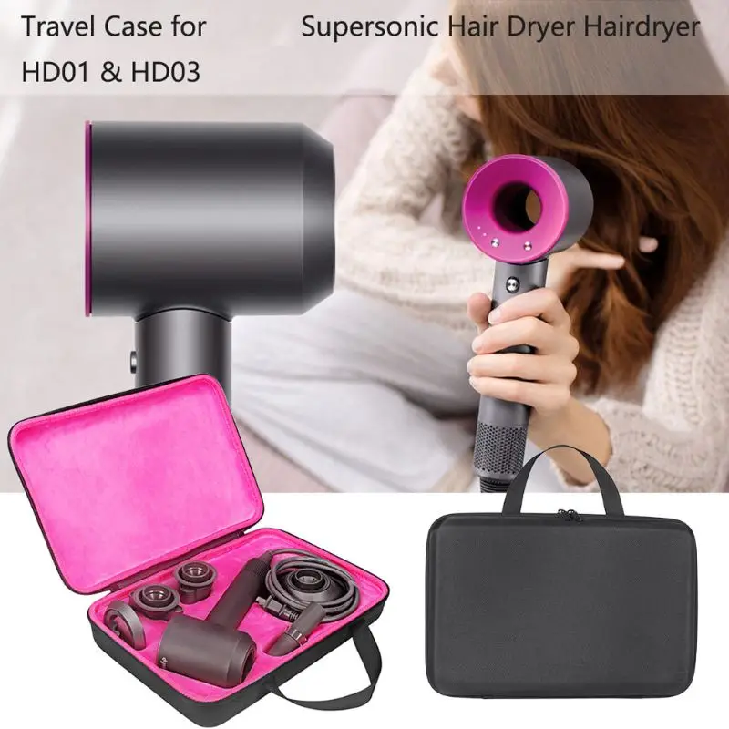 Funda de transporte, bolsa de almacenamiento, funda, contenedor para Dyson  Supersonic HD03 HD01|Bolsas| - AliExpress
