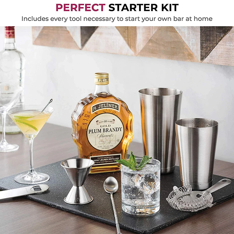 Bartender Cocktail Kit + Bottle