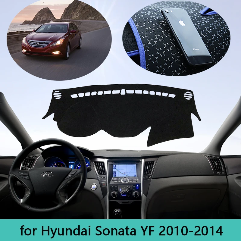 Противоскользящий коврик для приборной панели автомобиля светильник Hyundai Sonata YF