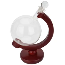 Практичный бутик Глобус виски графин-аэратор для вина стеклянная бутылка вина с держателем стойки спирта водки Ликера Диспенсер Pourer