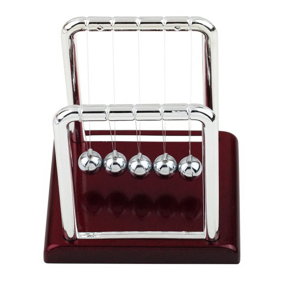 

1Pc Newtons Cradle Steel Balance Ball Early Fun Development Educational Desk Toy Gift Physics Science Pendulum Christmas gifts