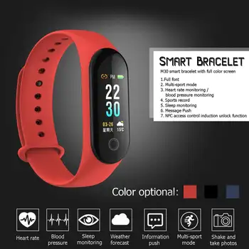 

Newest Smart wristband Waterproof Bracelet Blood Pressure bluetooth Heart Rate Monitor NFC Fitness Tracker for Gifts
