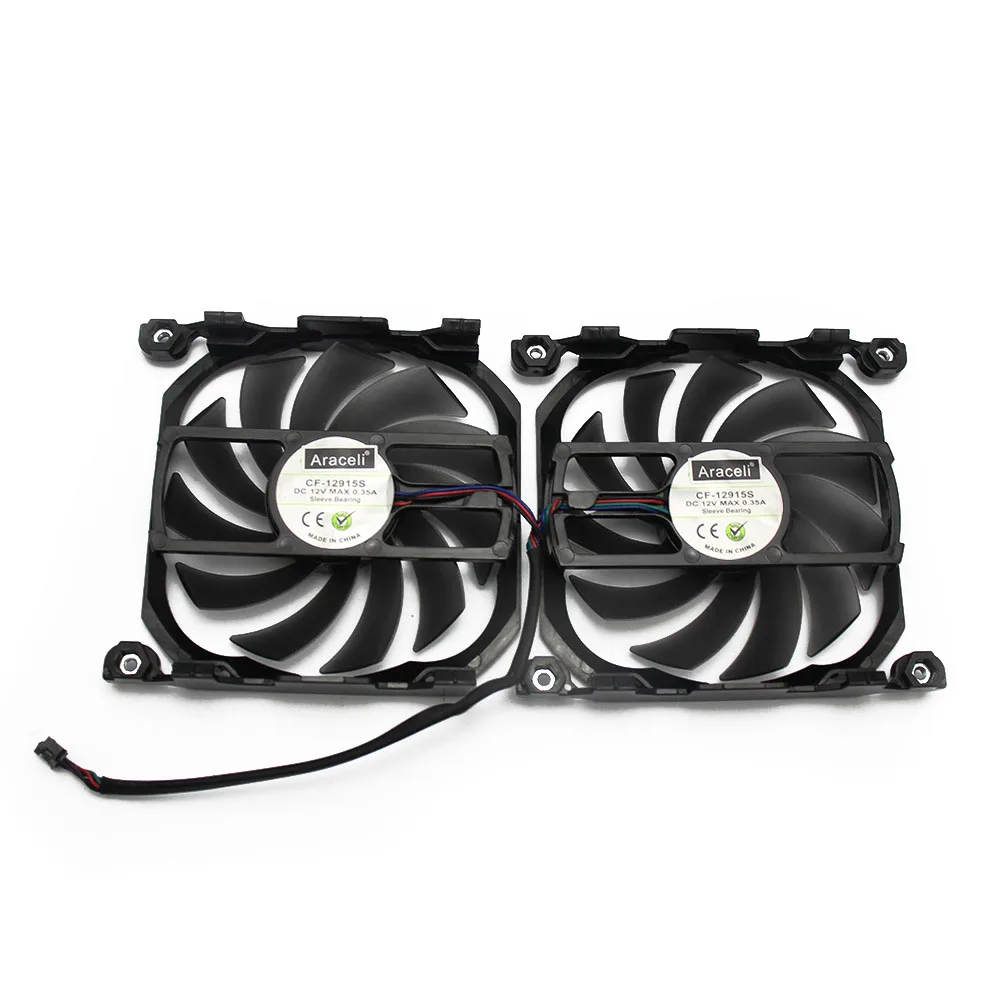 2 шт./компл. InnoVISION GTX1080TI/1080X2 GPU VGA карта кулер вентилятор для INNO3D GEFORCE GTX 1080 GTX1080 TI X2 графика в качестве замены