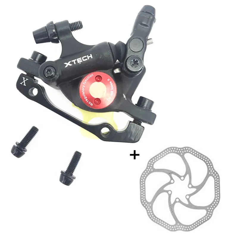 Black front and Disc ZOOM HB-100 горного велосипеда масляные дисковые тормоза/дорожный велосипед линия вытяжной масляный тормоз Складной автомобильный тормозной зажим BB7 Универсальный тормоз бренд - Цвет: Black front and Disc