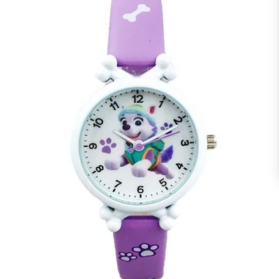 3 Paw patrol цифровые часы время развития интеллекта узнать собака Эверест экшн Аниме Фигурка patrulla canina игрушка для детей подарок 7D - Цвет: 3