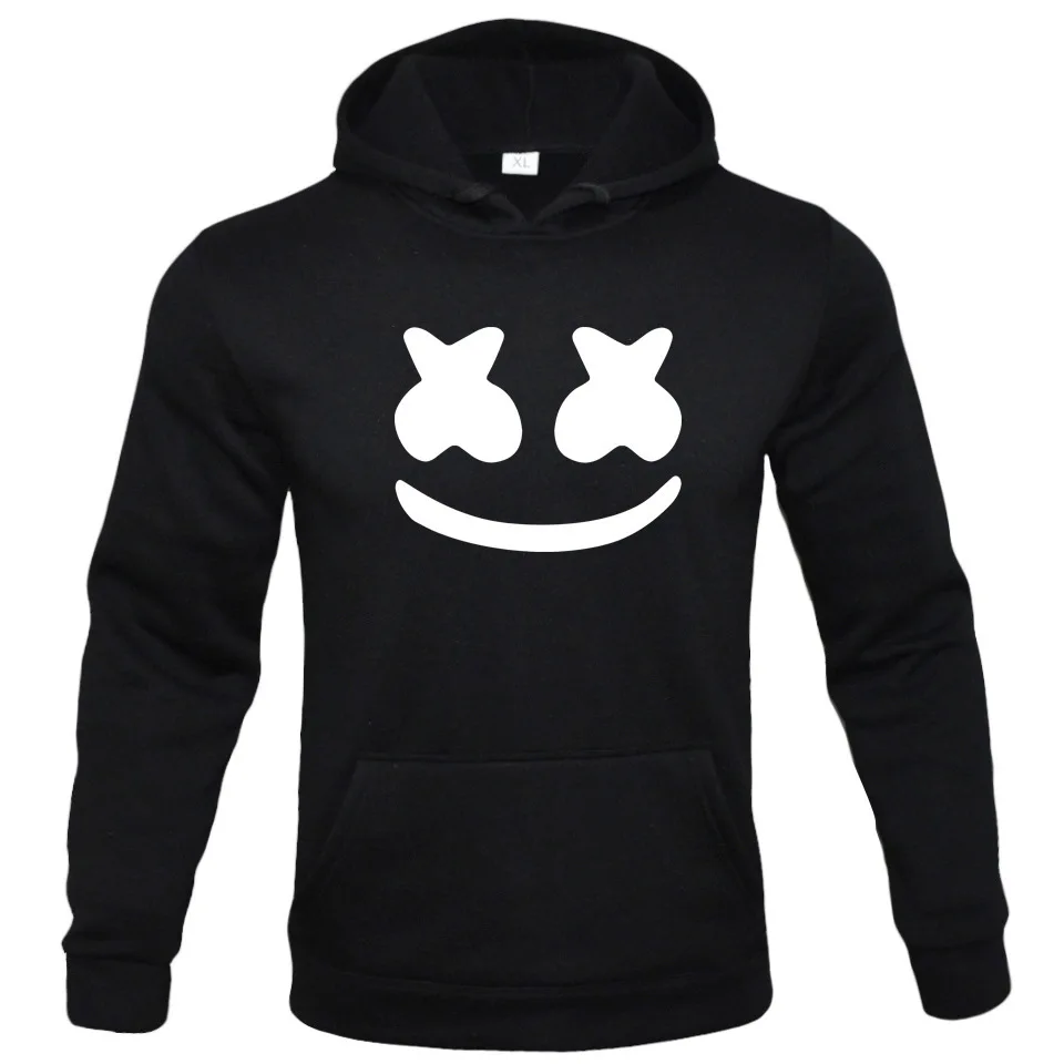 black marshmello hoodie