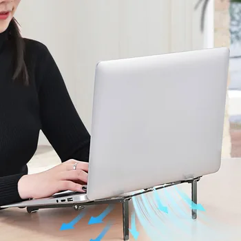 

Foldable Laptop Stand Portable Aluminum Alloy Laptop Folding Holder Mini Cooling Stand