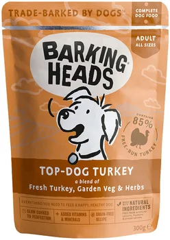 

BARKING HEADS BARKING HEADS Peerless turkey for adult dogs of all breeds with turkey 300g