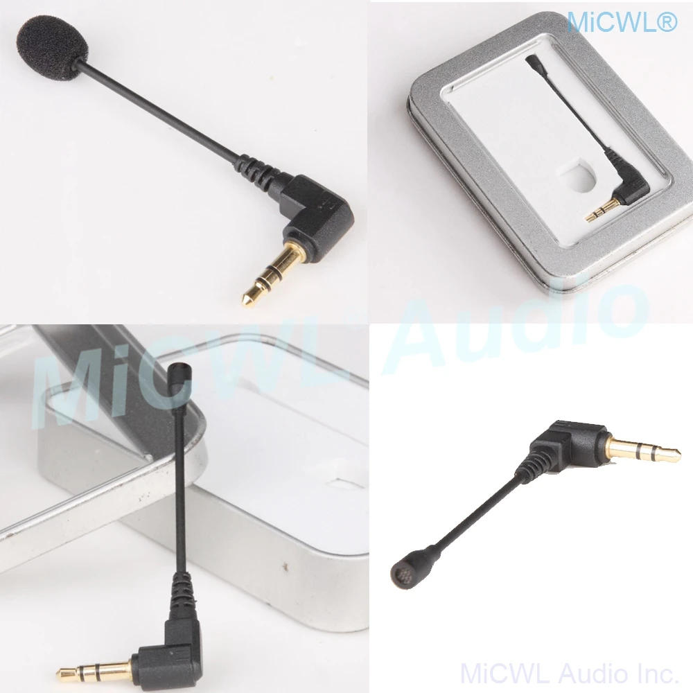 iron Case Tiny External Microphone Mic Mike For Laptops PC 3.5 stereo Jack Plug 