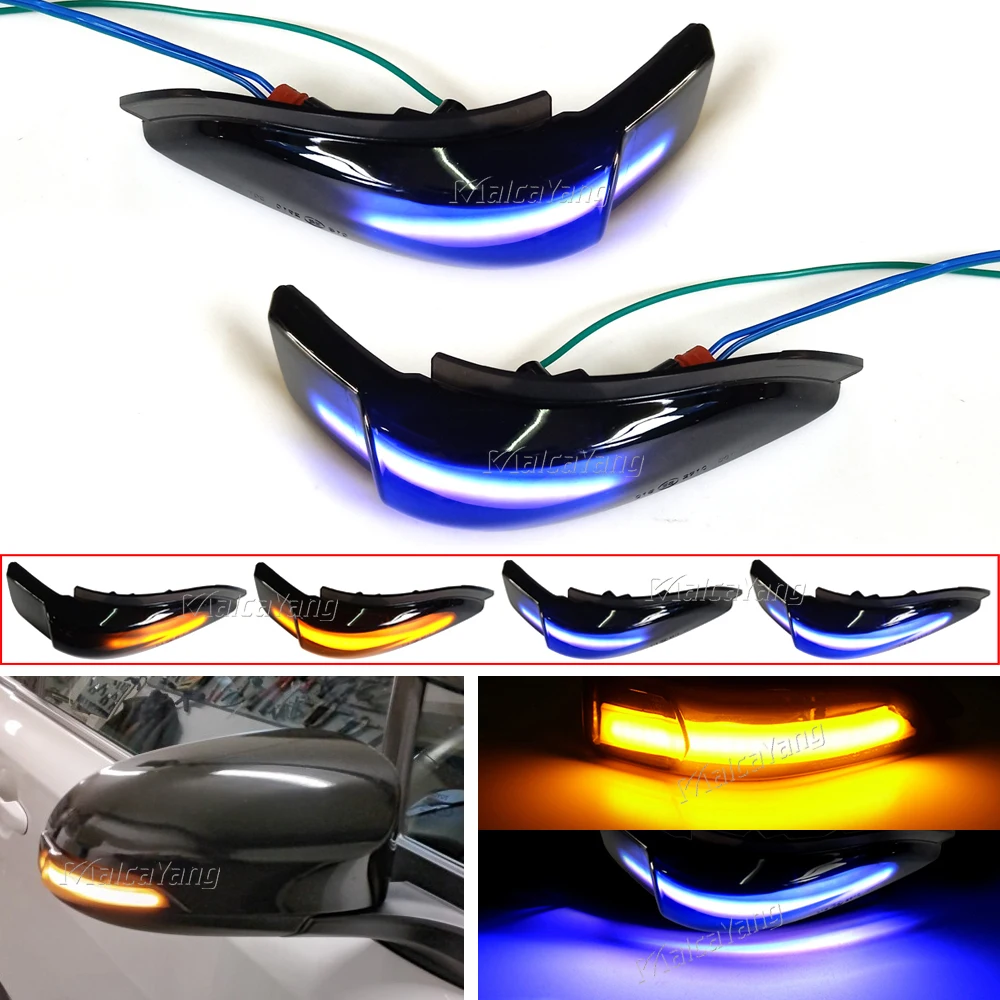 Светодиодный Динамический указатель поворота для Toyota AQUA COROLLA AXIO FIELDER AURIS PREMIO ALLION