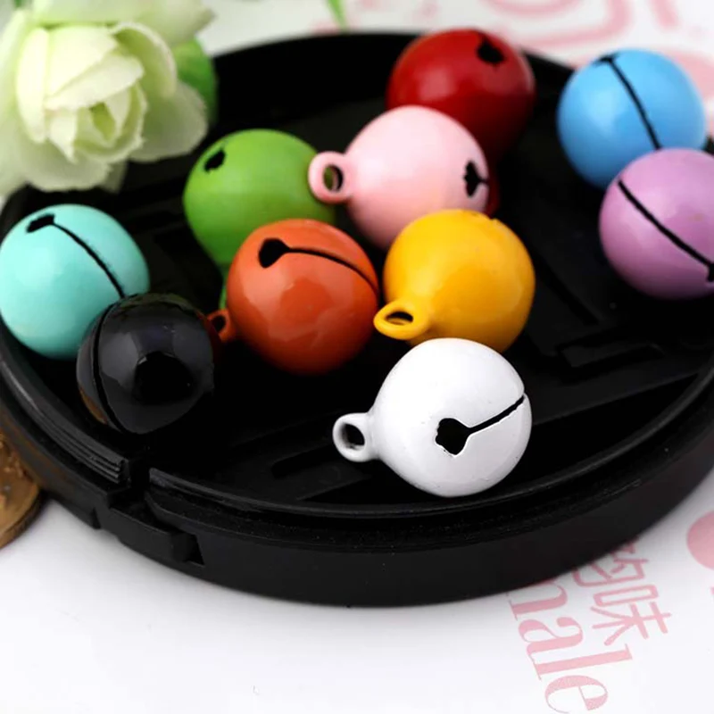 

30pcs/lot Multicolors 14mm High Quality Jingle Small Bells Fit Christmas Decoration Crafts Bells DIY Jewelry