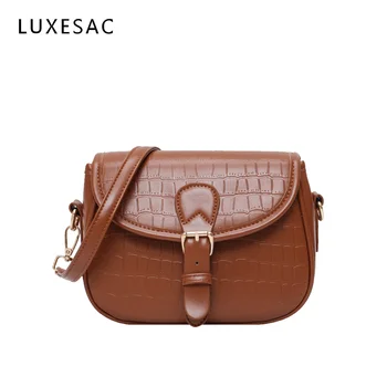 

Vintage Stone Pattern Crossbody Bags for Women 2020 New Luxury Handbags Bolso Mujer Saddle Side Bags Small for Ladies Sac a Main