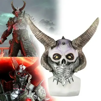 

Game DOOM Eternal Marauder Mask Cosplay Masquerade Halloween Party Costume Props
