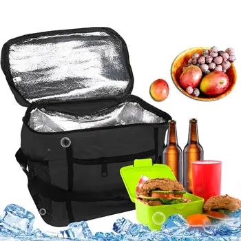 

10L Large Thermal Food Cooler Bag Insulated Large Capacity Multi function Lunch Box bolsa termica cooler bag picknick cool