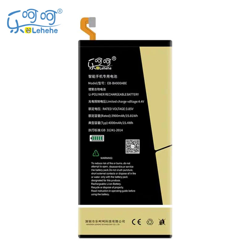 Аккумулятор LEHEHE EB BA900ABE для Samsung Galaxy A9 A900 A9000 аккумулятор смартфона 4000 мач с