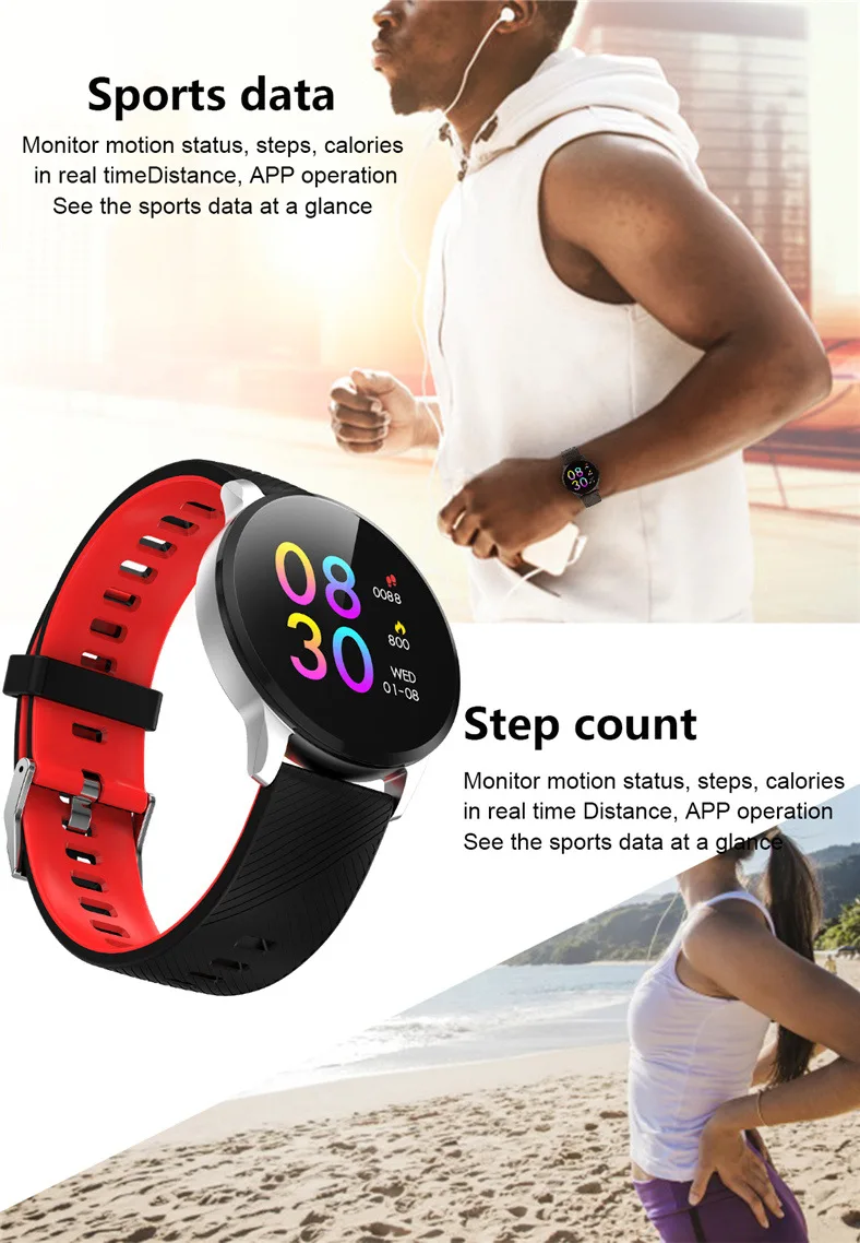 Y16 Uwatch2 Smart Watch For Andriod IOS 1.33' Full Touch Screen IP67 Waterproof Fitness Tracker Bracelet Women Full Metal Unibod