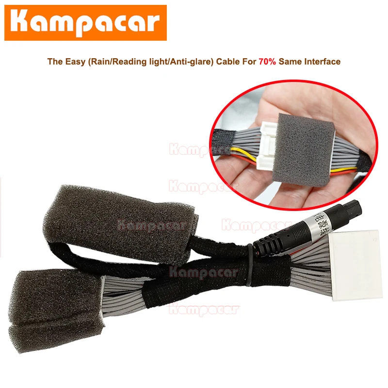 Автомобильный видеорегистратор Kampacar ECLS01 подключи и работай разъем датчика