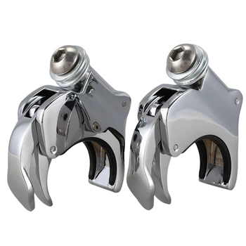 

49Mm Detachable Windshield Clamps for Dyna Super Glide Low Rider Bob Street Bob Wide Glide 06-16 XL1200X VRSCX