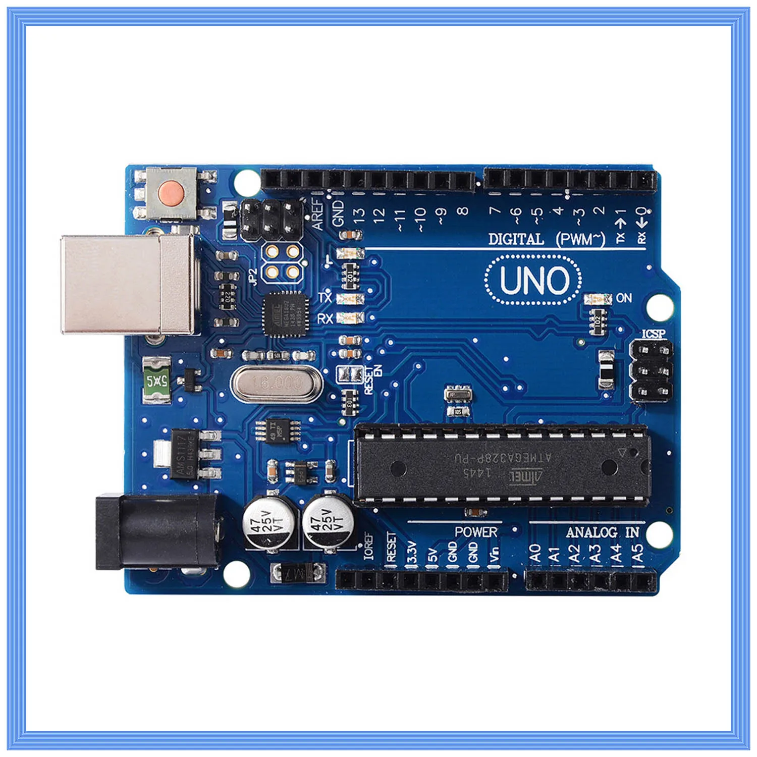 Elisona макетная плата на основе ATmega328P ATMEGA16U2 с usb-кабелем для Arduino UNO R3