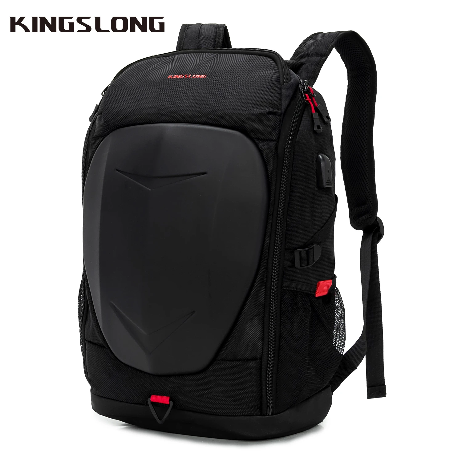 Kingslong 17 Inch Laptop Backpack For Men Travel Gaming Motorcycle Work