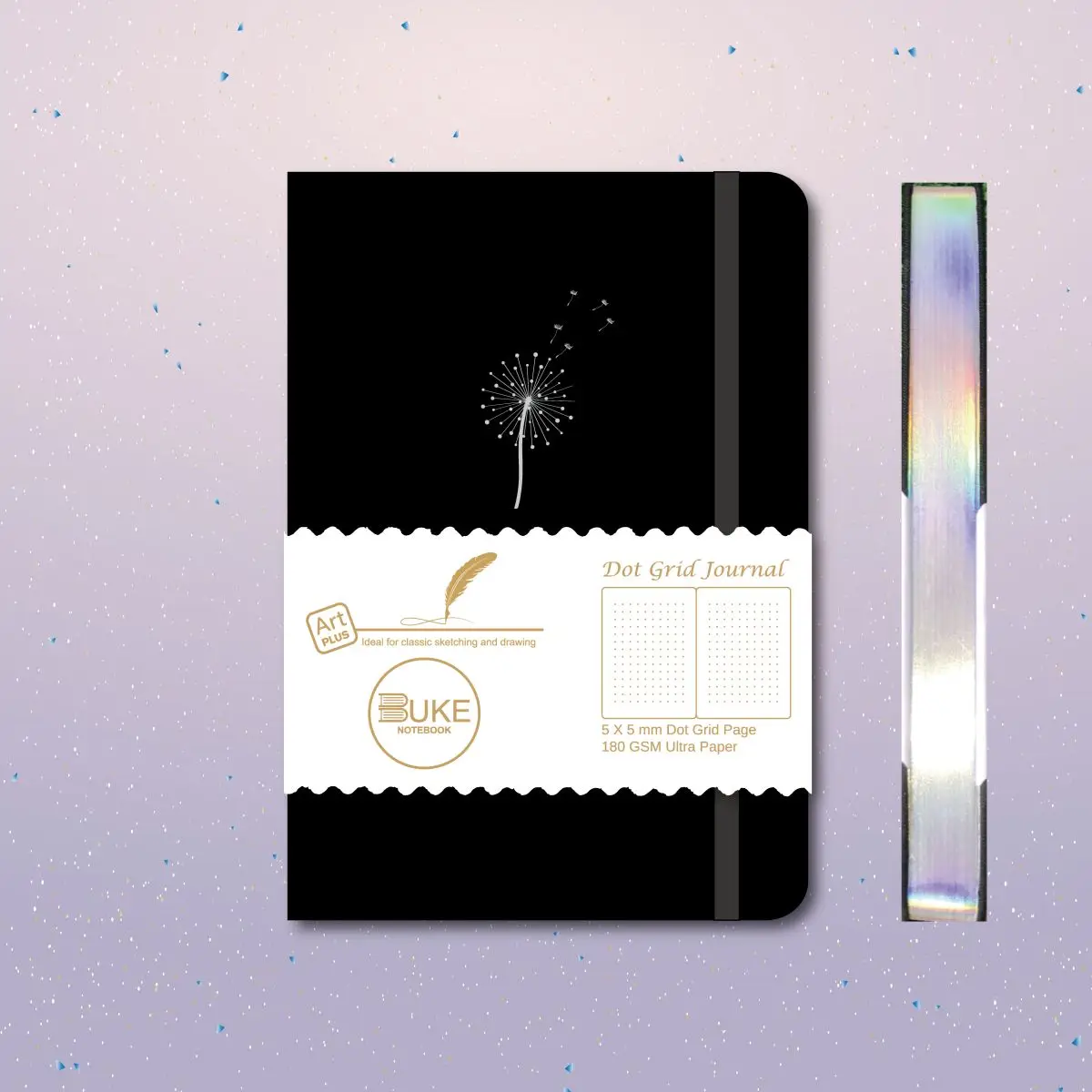 Водонепроницаемая Тканевая обложка в горошек Bujo Dot блокнот сетку 180 г/м2 |