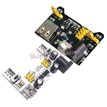 

MB102 Breadboard Power Supply Module /MB102 white Breadboard Dedicated Power Module 2-way 3.3V 5V MB-102 Solderless Bread Board