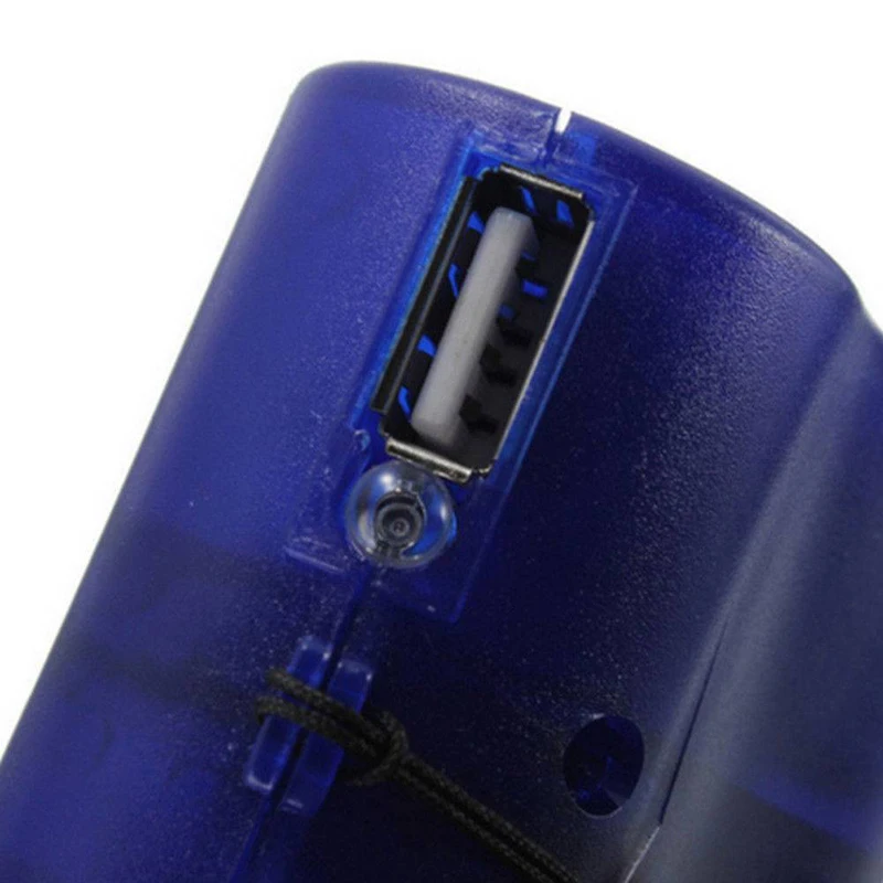 Portable Hand Crank Wind Up USB Cell Phone Emergency Charger Outdoor Charging